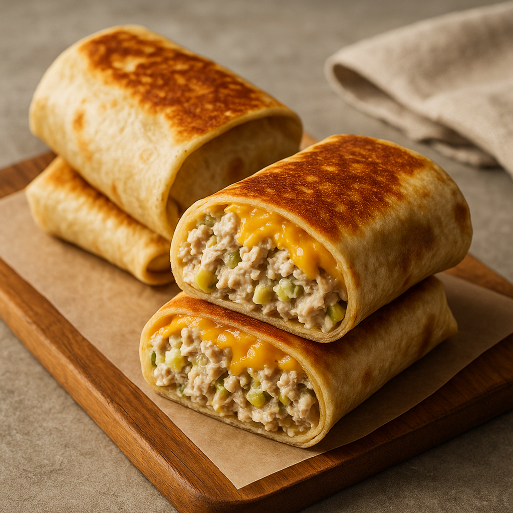 Albacore Tuna Melt Wrap