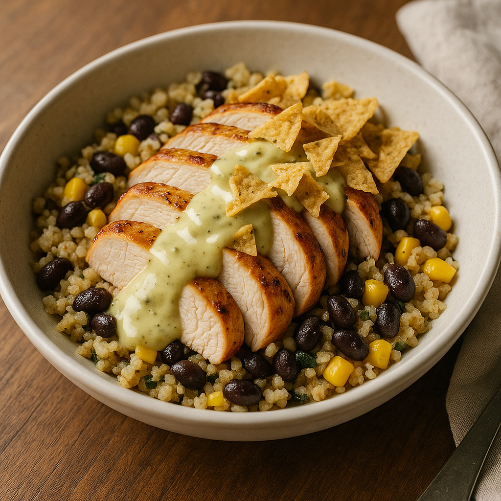 Creamy Chicken Poblano Skillet