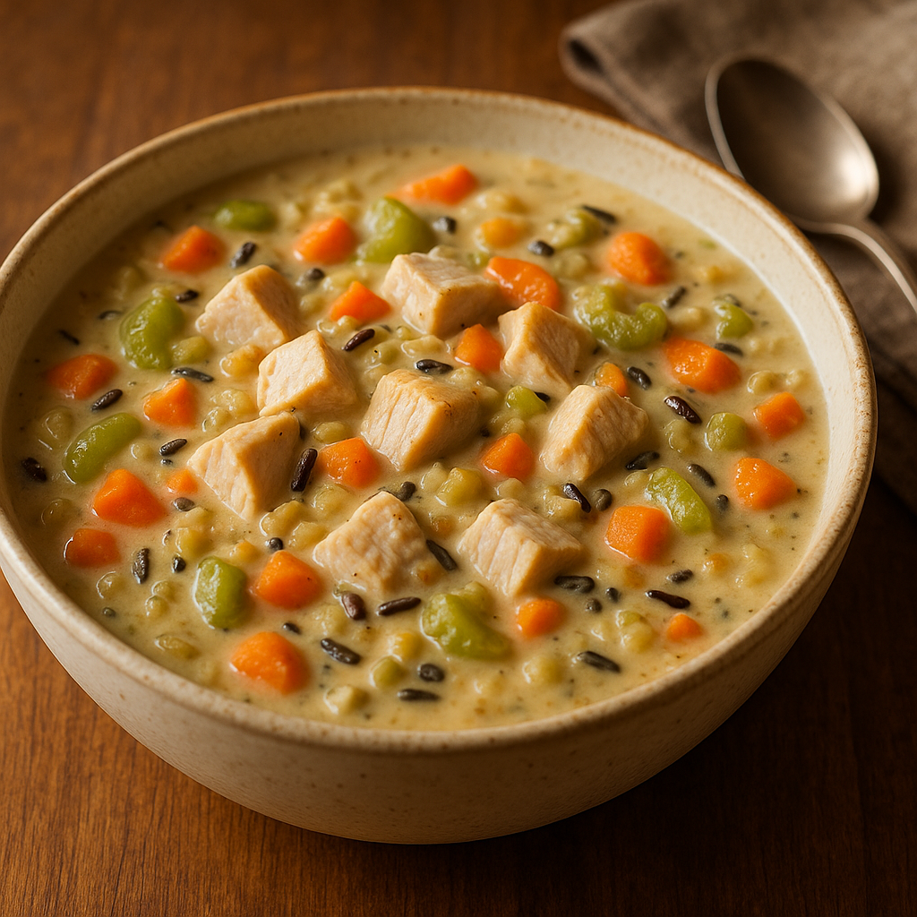Creamy Chicken and Wild Rice Soup