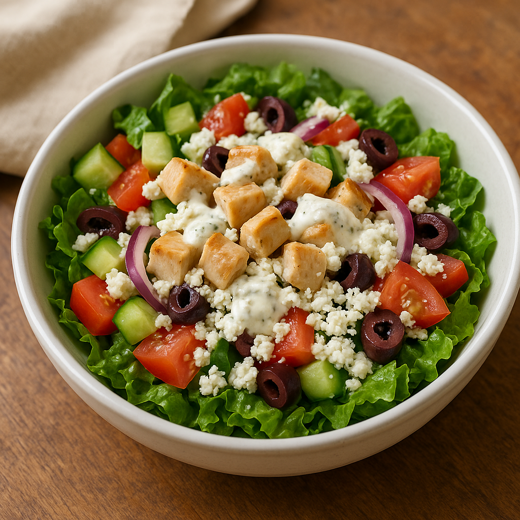 Creamy Greek Chicken Bowl