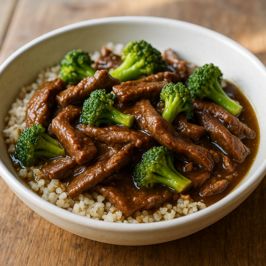 Dump-and-Go Crockpot Beef and Broccoli