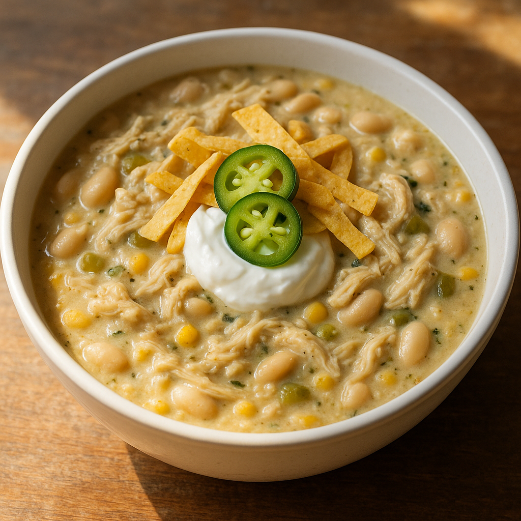 Dump-and-Go Crockpot White Chicken Chili