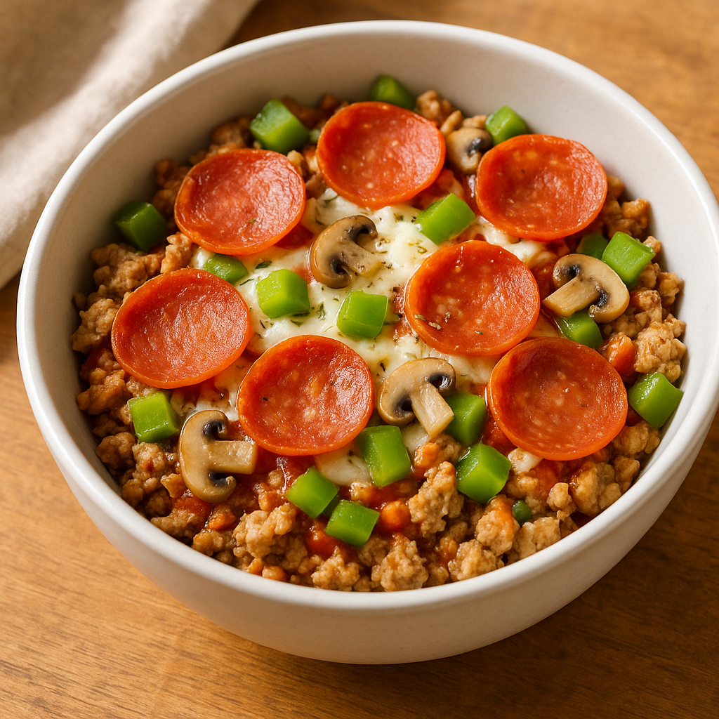 High Protein Pizza Bowl