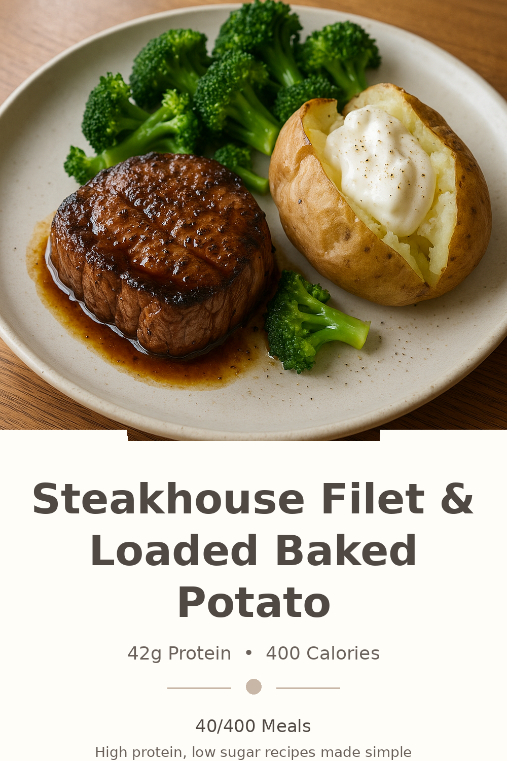 Steakhouse Filet & Loaded Baked Potato